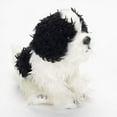 thumbnail image 3 of DEMDACO Sitting Small Havanese Dog Black and White Children's Plush Stuffed Animal, 3 of 5
