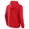 thumbnail image 3 of Men's Fanatics  Red Wisconsin Badgers Iconic Fleece Down The Field Pullover Hoodie, 3 of 3