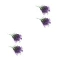 thumbnail image 4 of Naiovety 2X flores artificiales plantas de imitación decoración de jardín hogar jardines atractivos Púrpura 2Conjunto, 4 of 6