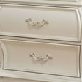 thumbnail image 5 of CoSoTower Pearl White 2-Drawer Nightstand with Queen Anne Legs, 5 of 6