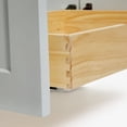thumbnail image 6 of Ariel Taylor 43 In. Left Offset Oval Sink Vanity With Carrara White Marble Countertop In Grey, 6 of 10