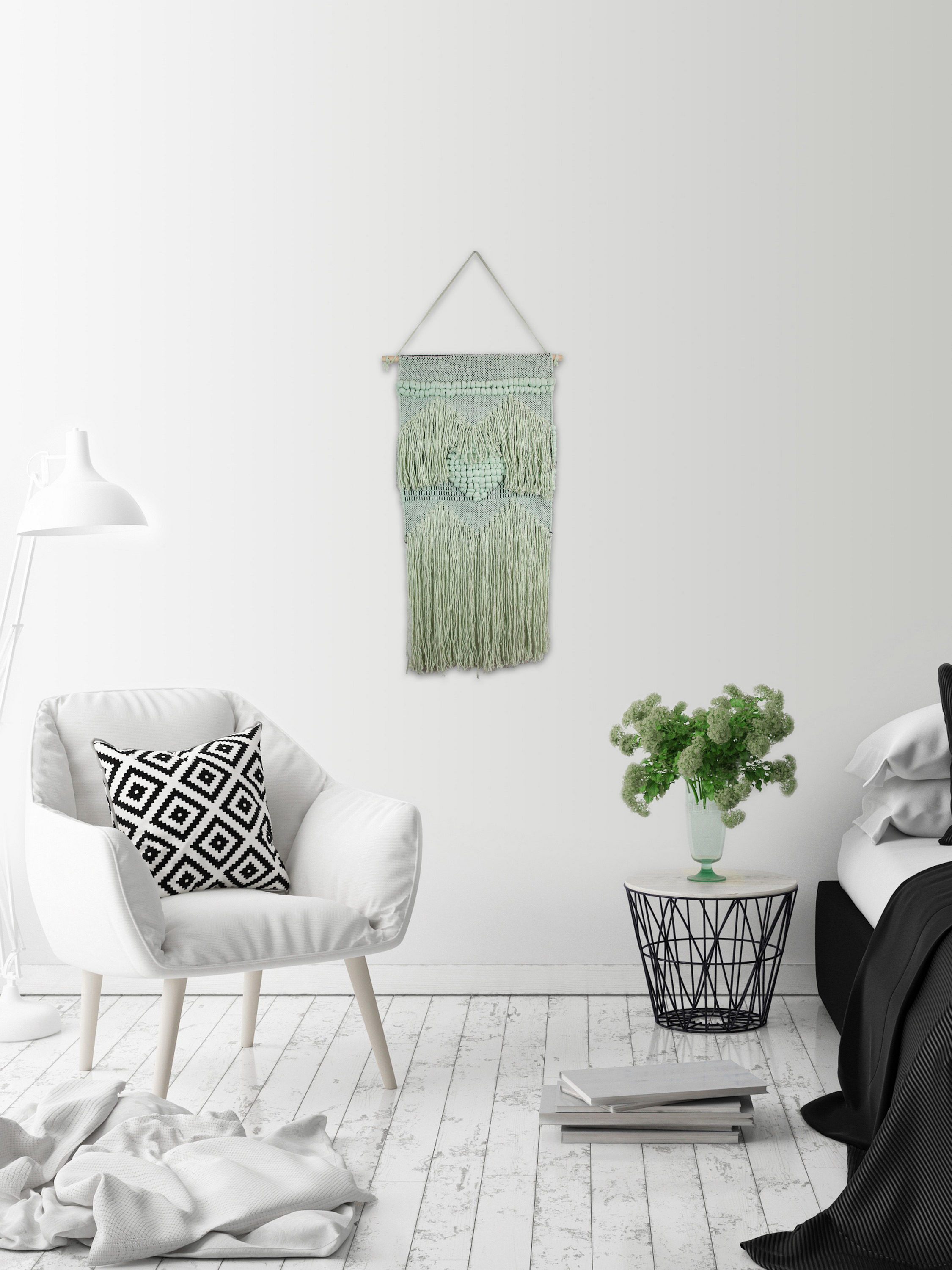 Heart Macrame Wall Hanging