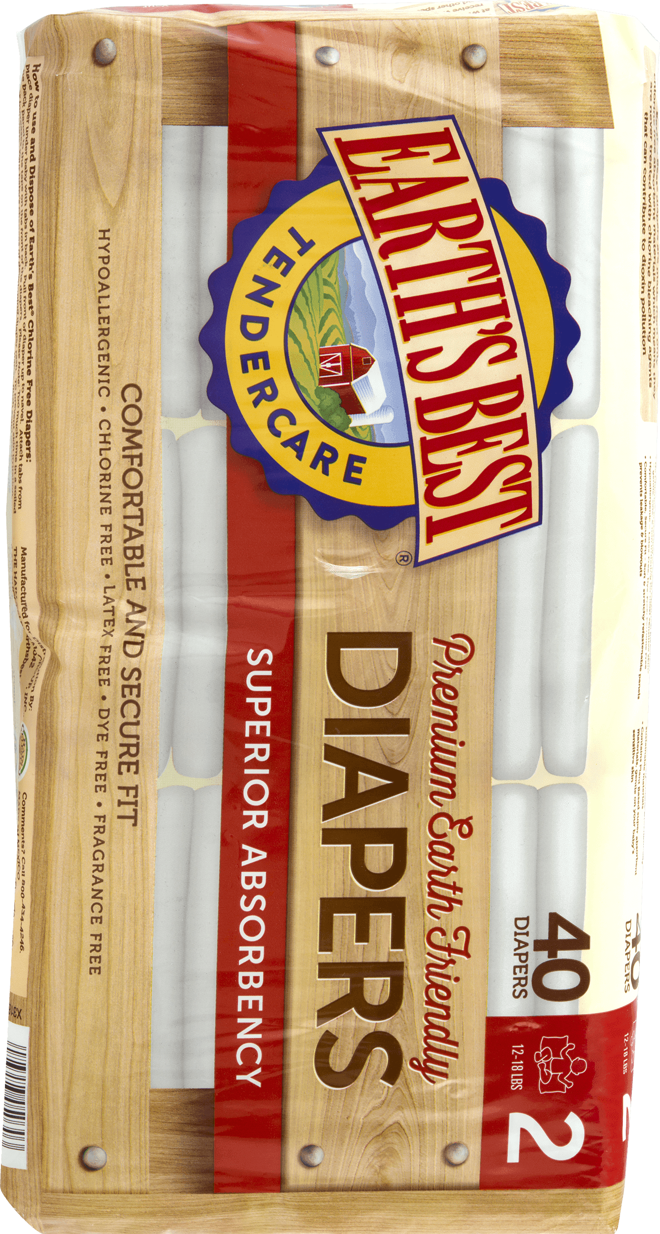 earth's best diapers size 2