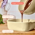 thumbnail image 2 of Beautiful 3 QT Stoneware Batter Mixing Bowl, Buttercream by Drew Barrymore, 2 of 8