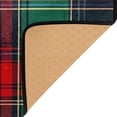thumbnail image 3 of Yayeee Area Rugs for Living Room 6.7'x4.8' Non Slip Washable Bedroom Floor Carpet, Red Green Pattern, 3 of 5