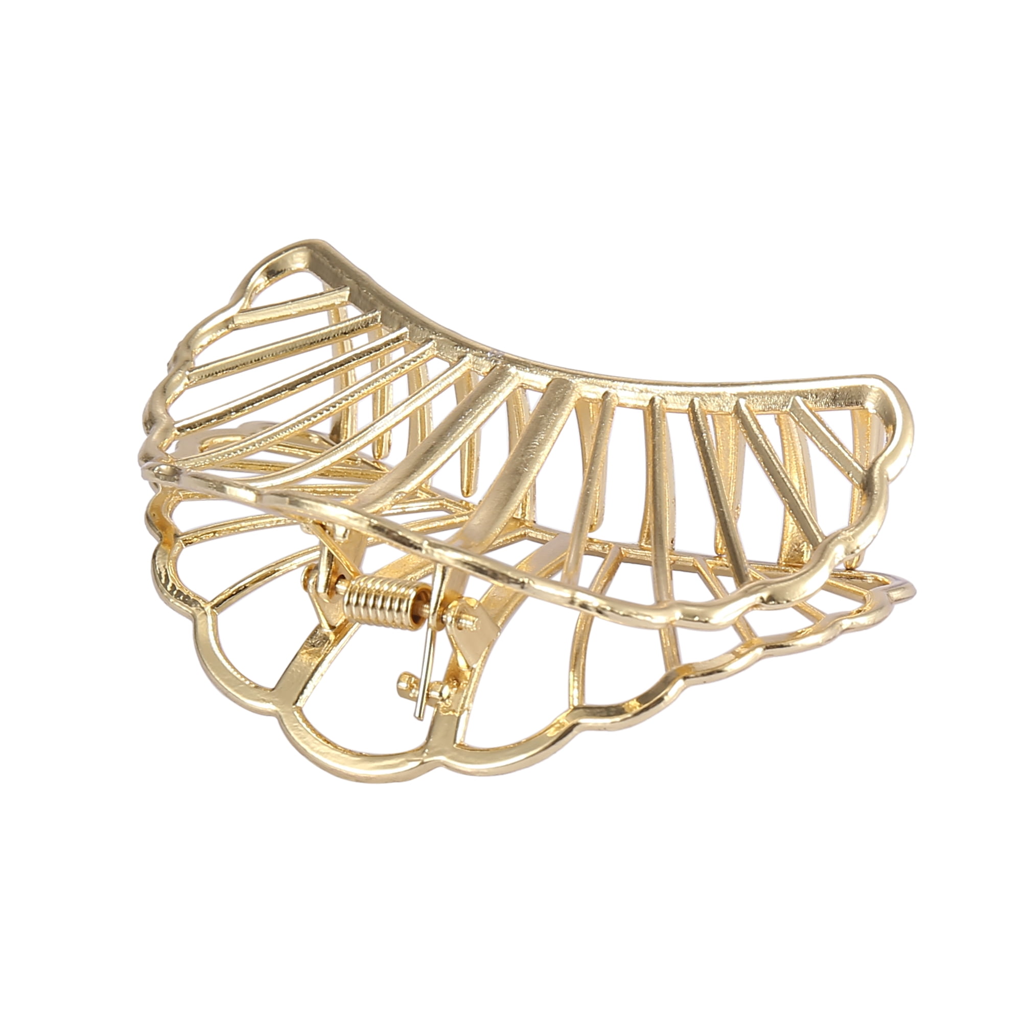 Unique Bargains 2.8" Metal Hair Claw Hair Barrettes Shell Shaped for Fashion for Women