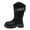Black, variant on UngA Girls Knee High Boots Zipper Winter Boots Tall Riding Boots for Girls (Toddler/Little Kid/Big Kid),Size 3.5