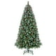 thumbnail image 4 of Costway 225 CM Árbol de Navidad Artificial Preiluminado, Árbol de Navidad con Bisagras y 1368 Ramas/560 Luces LED/8 Modos de Luz/Conos de Pino/Bayas Rojas, Árbol de Navidad para el Hogar, Oficina, 4 of 4
