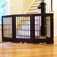 thumbnail image 2 of 4 Panel Wood Pet Gate - Oak, 2 of 8
