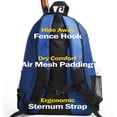 thumbnail image 5 of Athletico Premier Tennis Backpack - Tennis Bag Holds 2 Rackets in Padded Compartment | Separate Ventilated Shoe Compartment | Tennis Bags for Men or Women (Blue), 5 of 9