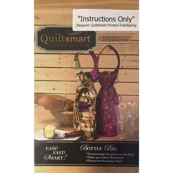Quiltsmart Bottle Bag Pattern Kit