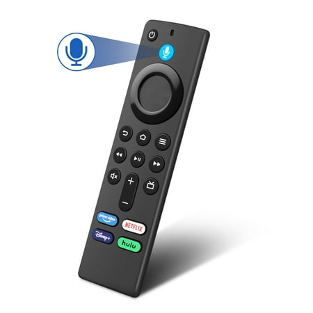Replacement Voice Remote Control Fit for Firee TV Stick 4K, Firee TV Stick 2nd & 3rd Gen, Firee TV Cube 1st & 2nd Gen (Without Batteries)