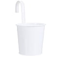 thumbnail image 1 of 8Pcs Hanging Flower Pots Iron Bucket Planter for Railing Fence Balcony Garden, 1 of 8