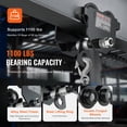 thumbnail image 4 of VEVOR Manual Push Beam Trolley, 1100lbs Capacity, 1/2 Ton, Adjustable 2.5"-5.5" Flange Width, Heavy Duty Steel with Dual Track Rollers for Lifting, 4 of 12