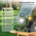 thumbnail image 2 of Ventilador eléctrico OUTTPLY 20000mAh solar portátil con control remoto, 2 of 9