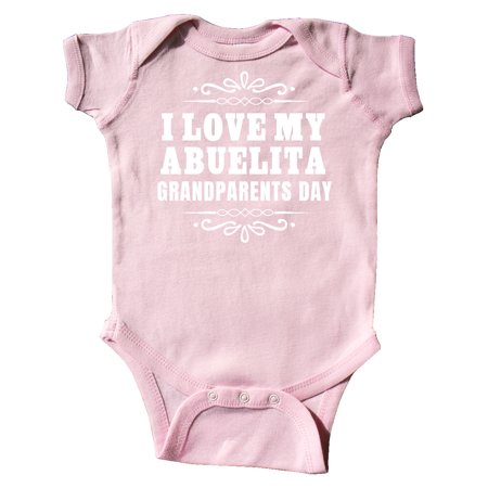 

Inktastic Grandparents Day I Love My Abuelita Gift Baby Boy or Baby Girl Bodysuit