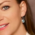 thumbnail image 3 of Womens Blue Earth Drop Earrings Turquoise, 3 of 3