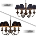 thumbnail image 4 of CRAFTHROU Hanging Light Cover Lamp Shade Black Bubble Type for Home Decor 1 Set, 4 of 5