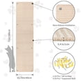 thumbnail image 2 of Alfombra gruesa de 71 x 15.8 pulgadas con 16 clavos fijos, almohadilla para rascar de gato alto extragrande para pared, rascador de gato montado en la pared para muebles, sofá, protector de, 2 of 9
