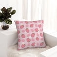 thumbnail image 6 of Yiaed Strawberries Print Pillow Covers Super Soft Decorative Square Throw Pillow Covers Case Cushion Covers for Sofa Couch Bedroom Car Decor（No pillow core）-26"x26", 6 of 7