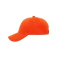 thumbnail image 3 of Top Headwear Blank Youth Baseball Adjustable Hook and Loop Hat - Orange, 3 of 5