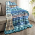 thumbnail image 3 of LHSHID to My Man to My Man Gifts Blanket Valentines Gifts for Him Best Man Boyfriend Husband Birthday Gifts Valentines Day Anniversary Christmas Wedding Romantic Gifts for My Man 50"x60", 3 of 7