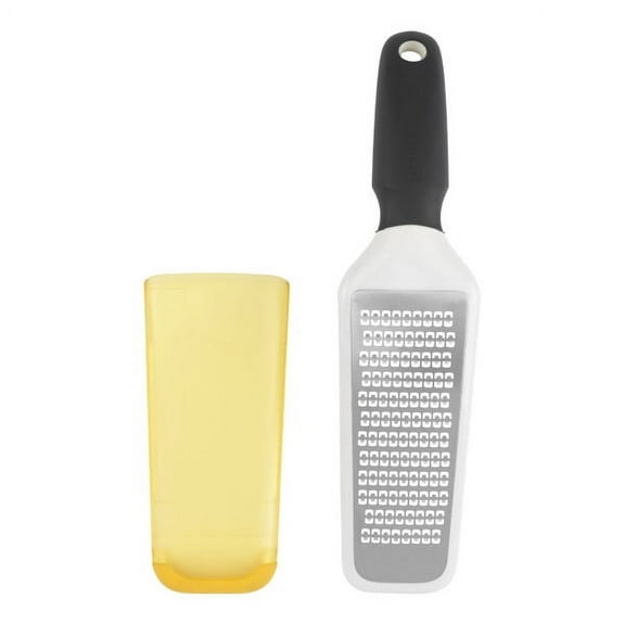 GoodCook Touch Medium Grater and Zester with Stainless Steel Blade, includes safety cover