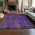 thumbnail image 6 of Addison Rugs Mayfield Washable Transitional Striped Purple Rectangle Rug, 8' x 10', 6 of 6