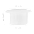 thumbnail image 2 of NICEXMAS 100Pcs White Round Plastic Hole Plugs for Cabinet and Furniture Holes, 2 of 8
