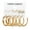 A, variant on LYMAYTER Simple Stud Earrings 6 Pairs Fashion Earrings Set - Gold Hoop, Pearl Stud