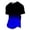 Blue, variant on Boys T Shirts Toddler Boys Girls Short Sleeve Tee Gradient Print Crew Neck Knit Summer Shirt for Kids Tops Colorful Green 9 Years-10 Years