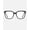 Black, variant on Unisex Square Blue Light Glasses | Yara