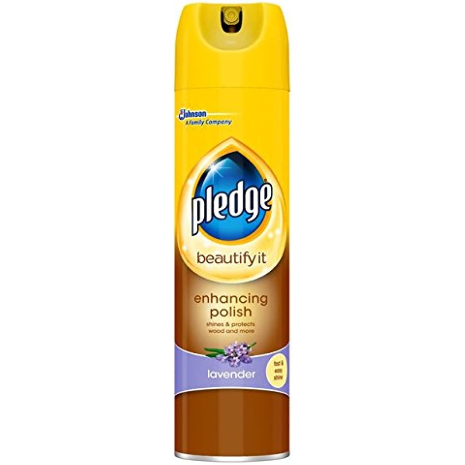 Pledge Spray 250Ml Pack (3, Furniture Cleaner Lavender)