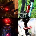thumbnail image 4 of 2X Luz de Cola de Bicicleta LED Ultra Brillante, Luz Trasera de Bicicleta Recargable USB, IPX6, 4 of 5