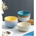 thumbnail image 3 of Tableware, Grain Bowls Reusable Plastic Lightweight Bowls Large Lightweight Bowls Made Of Wheat Straw Fibers Suitable For Soups Ramen Oatmeal, Home Decor, 3 of 3