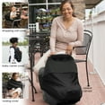 thumbnail image 2 of Boppy 4 and More Multi-use Cover, Charcoal, Quick-dry UPF 50+ Knit and Breathable Mesh, Versatile Cover, 2 of 6