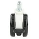 thumbnail image 1 of Ruedas de silla de oficina universales sin ruido Ruedas de silla de rotación de 360 grados Rueda de silla de escritorio para muebles de protección de Blanco con freno Sunnimix Rueda universal, 1 of 8