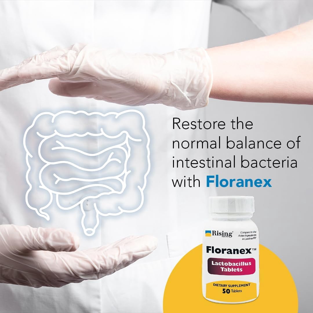 Floranex, Dietary Supplement Tablets, 50 Count, Contains Lactobacillus