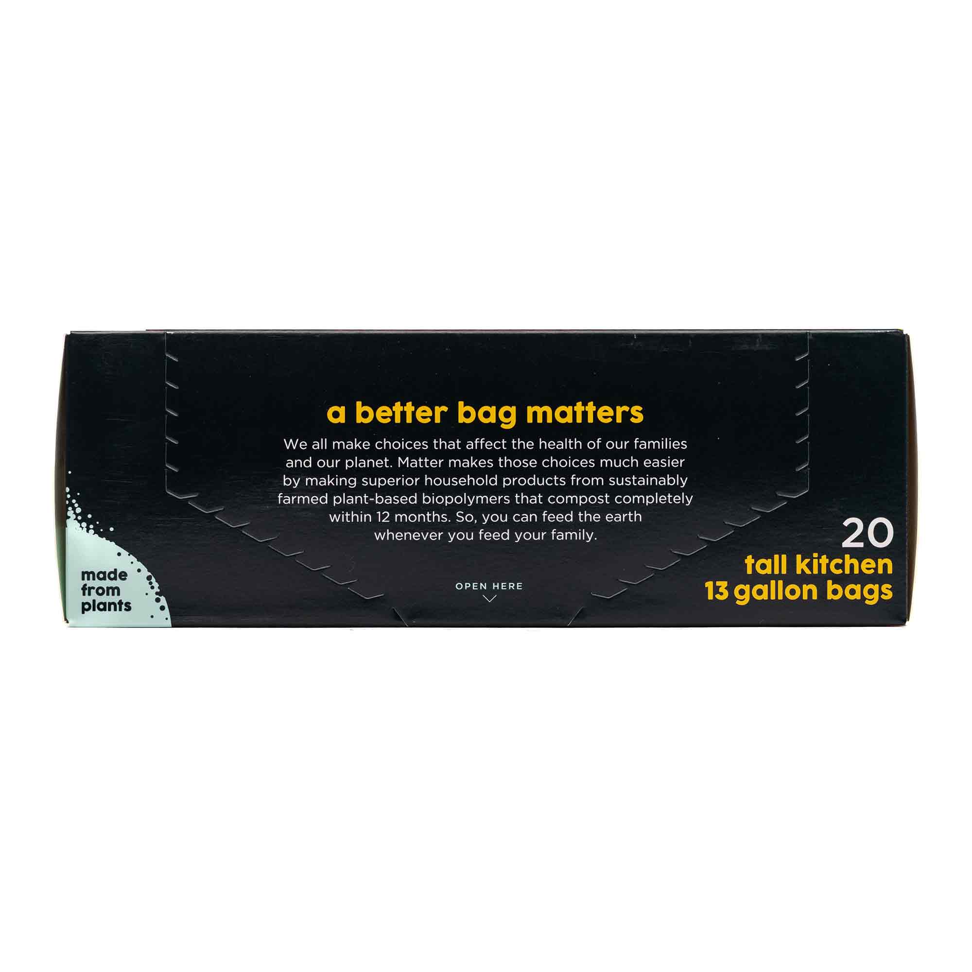 Matter Compostable Kitchen Trash Bags, 13 Gallon, 20 Count photo 8