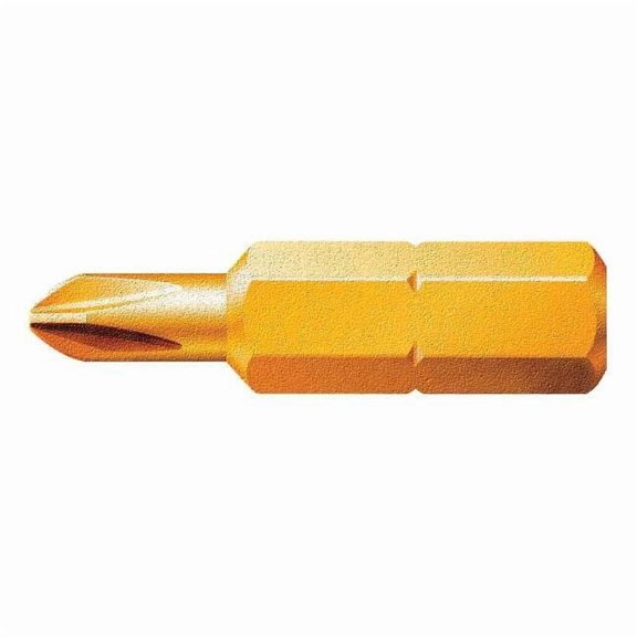 Wera Drywall Bit,SAE,1/4",Hex,No 2,1",S2 Steel 05135008001