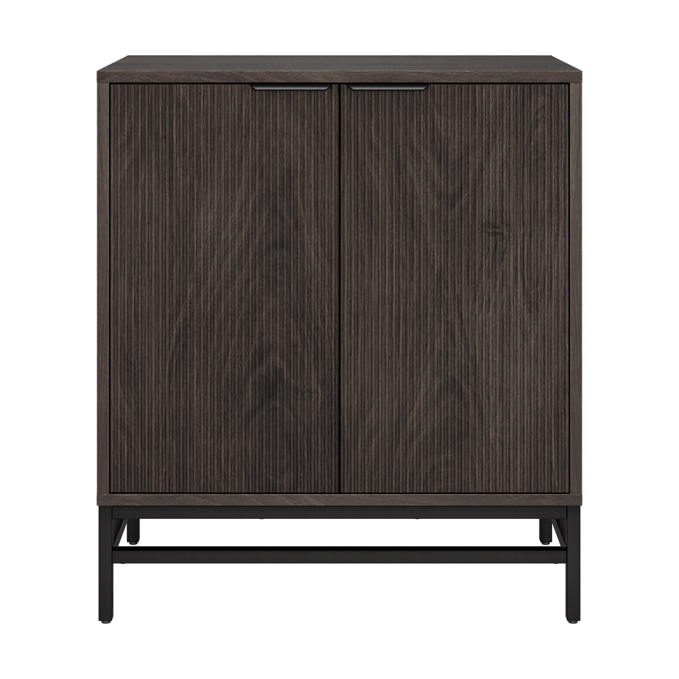 Evelyn&Zoe Modern/Contemporary 28" Wide Alder Brown Accent Cabinet