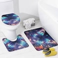 thumbnail image 4 of Watercolor Butterfly Shower Curtain Sets with Rugs 4 Piece Rustic, 4 of 8