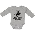 thumbnail image 3 of Inktastic Team Roper in Training Cowboy Boys or Girls Long Sleeve Baby Bodysuit, 3 of 5