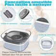 thumbnail image 3 of Floating Dog Bowl, Cat Bowl, 2L Extra Large Capacity Clear (Visible) Non-Slip Base, Anti-Splash Dog Water Bowl, Travel Water Fountain for Dogs and, 3 of 5