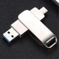 thumbnail image 4 of TYPE-C Metal Pen Drive 128GB Waterproof USB Flash Drives 128GB Memory Stick Business Gift U Disk, 4 of 5