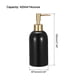 thumbnail image 2 of Dispensador de Jabón Uxcell, Dispensador de Jabón de Cerámica de 14Oz con Bomba de Acero Inoxidable para Cocina y Baño, Negro, 2 of 5