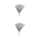 thumbnail image 1 of Ramo de Bayas Artificiales Inteprter Oficina Navidad Decoración Floral Plata 2Conjunto, 1 of 6