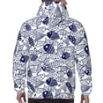 thumbnail image 5 of Hoodies for Men - Blue Fish1 Long Sleeve Comfrt Men'S Fashion Hoodies & Sweatshirts, Sweatshirts for Men Hoodies Pullover Clothing Clothes with Pouch, 5 of 7