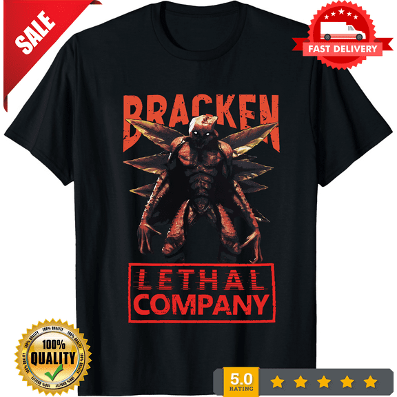Nwt Bracken Lethal Company Anime Manga Character Unisex T-Shirt, LIMITED EDITION-TH63828