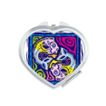 thumbnail image 1 of Constellation Pisces Mexicon Culture Engraving Mirror Travel Magnification Portable Handheld Pocket Makeup, 1 of 3